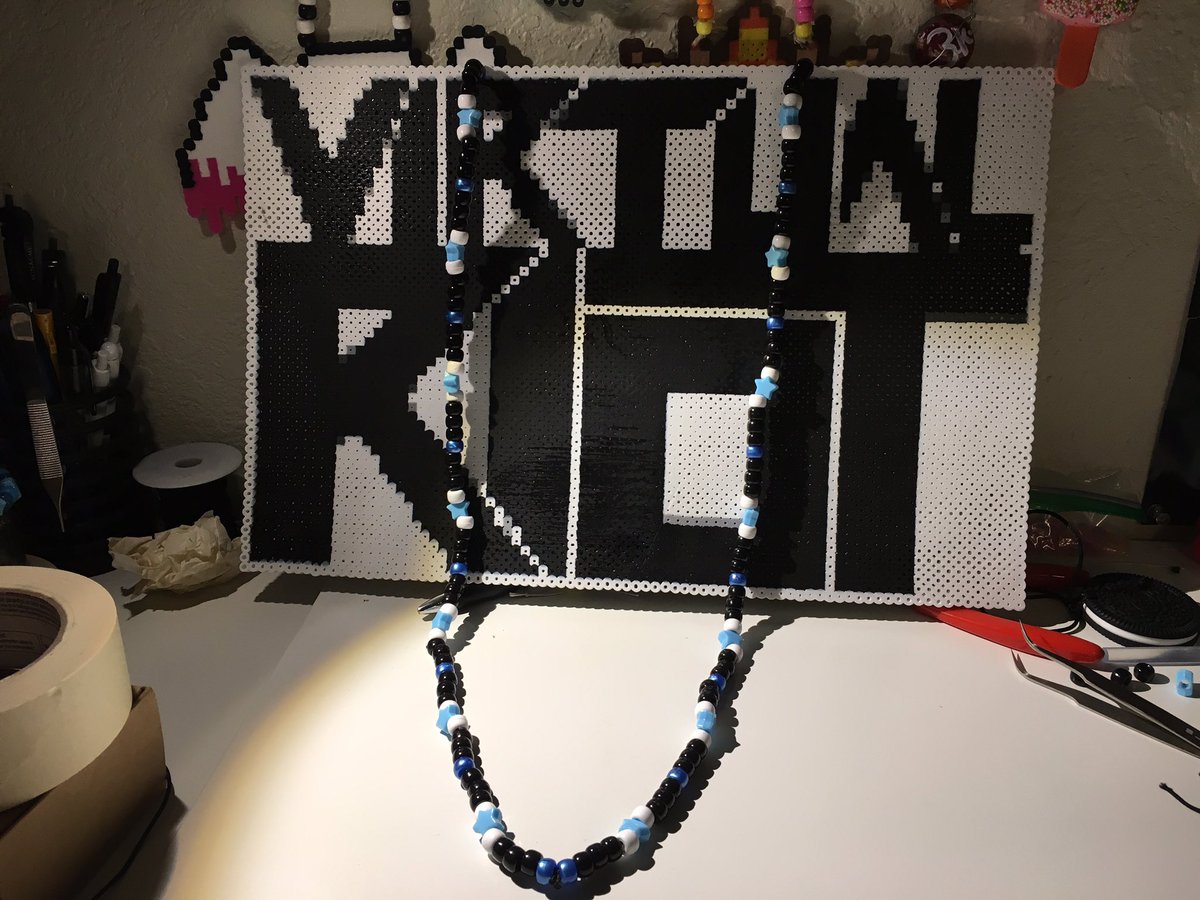 swizzleflower's tweet photo. This thing was a BEAST to make, but I'm DONE AND SO PROUD OF IT. @Virtual_Riot can't wait for your show tonight! 😁😬 @infowlermusic https://t.co/aGwMFKfDAx