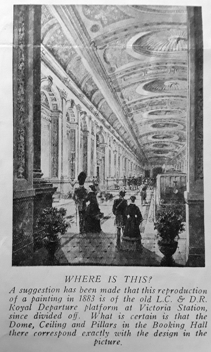 SunnySouthSam's tweet photo. suggested that the painting in #SRMagazine is at Victoria Station? the Getty image, suggests it is the Vatican Station? 1of2 https://t.co/9HueBvA0Sh