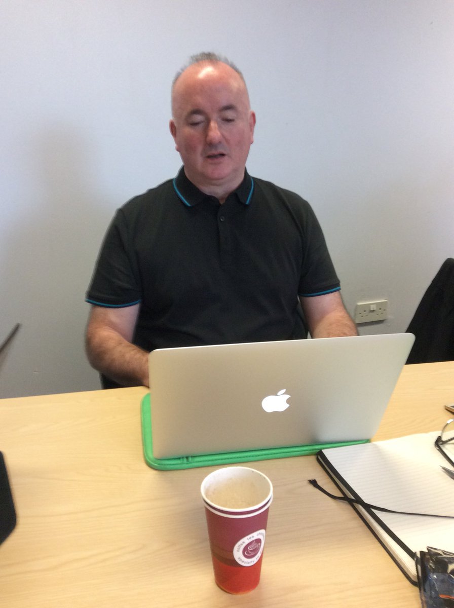 anneryan23's tweet photo. Welcome to our new colleague Gordon. We are currently in a training session on using social media in teaching. https://t.co/IYlQygiCNt