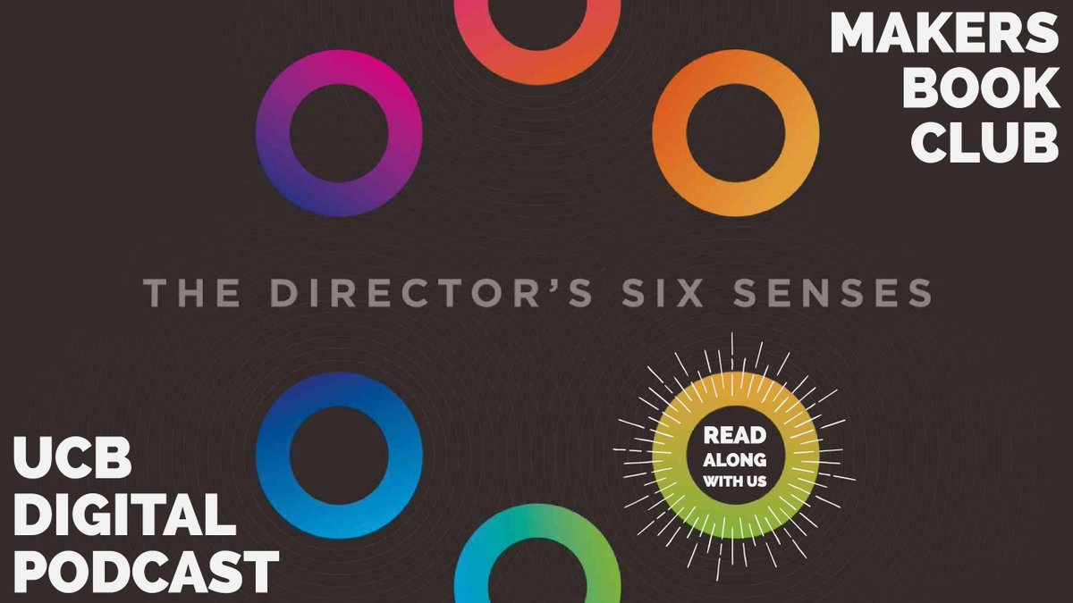 ucbdigital's tweet image. Hone in on your directing skills &amp;amp; join us for Makers Book Club Round 2! This time we're reading 'The Director's Six Senses' by @sibamedia!