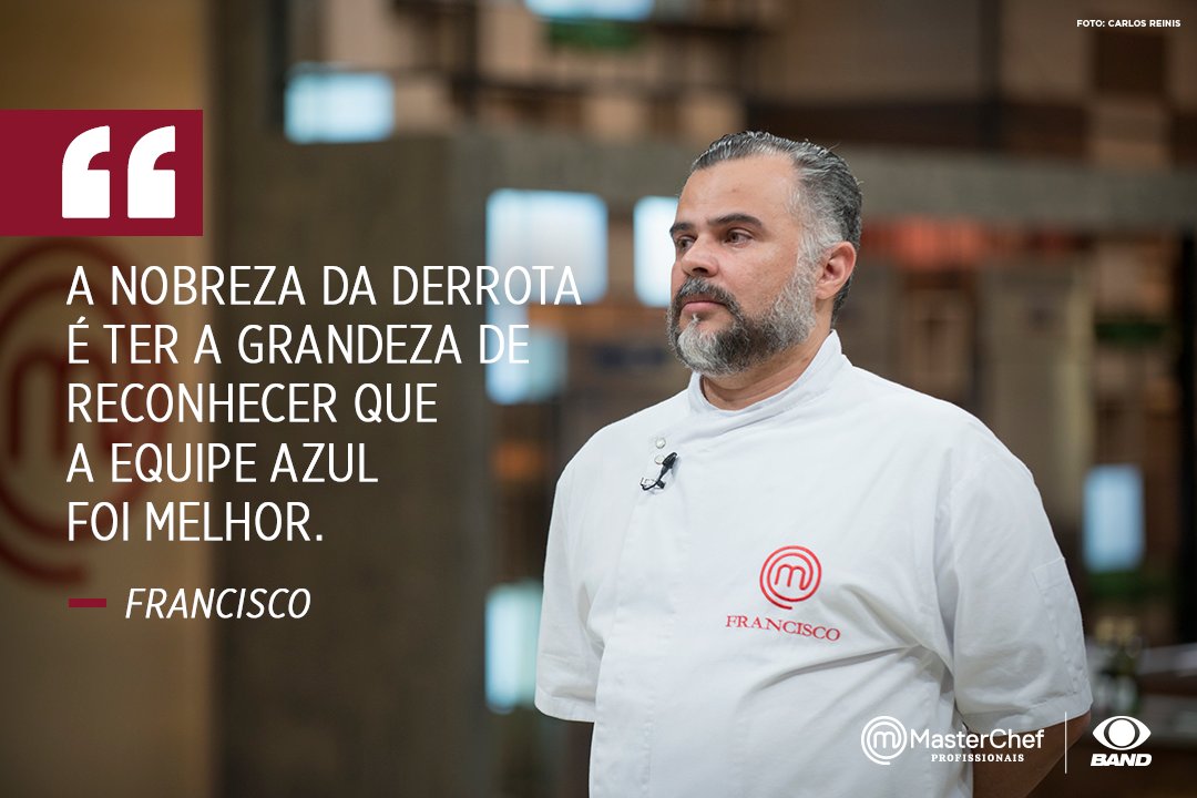 A humildade é fundamental para qualquer competidor! #MasterChefBR