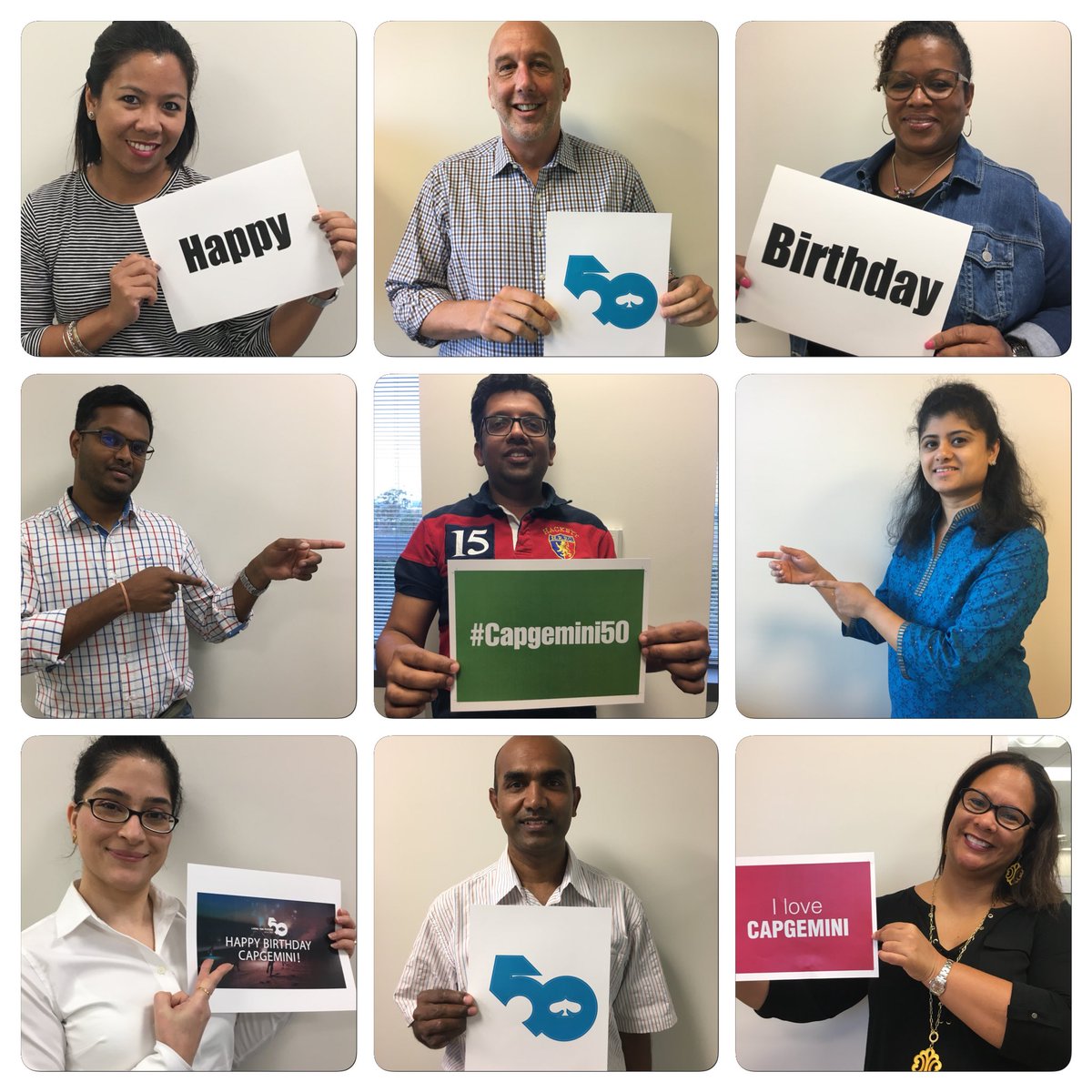 claireprincipio's tweet photo. Bridgewater team celebrating #Capgemini50 #lifeatcapgemini #movefifty #ilovecapgemini https://t.co/bjg2kGZoI1