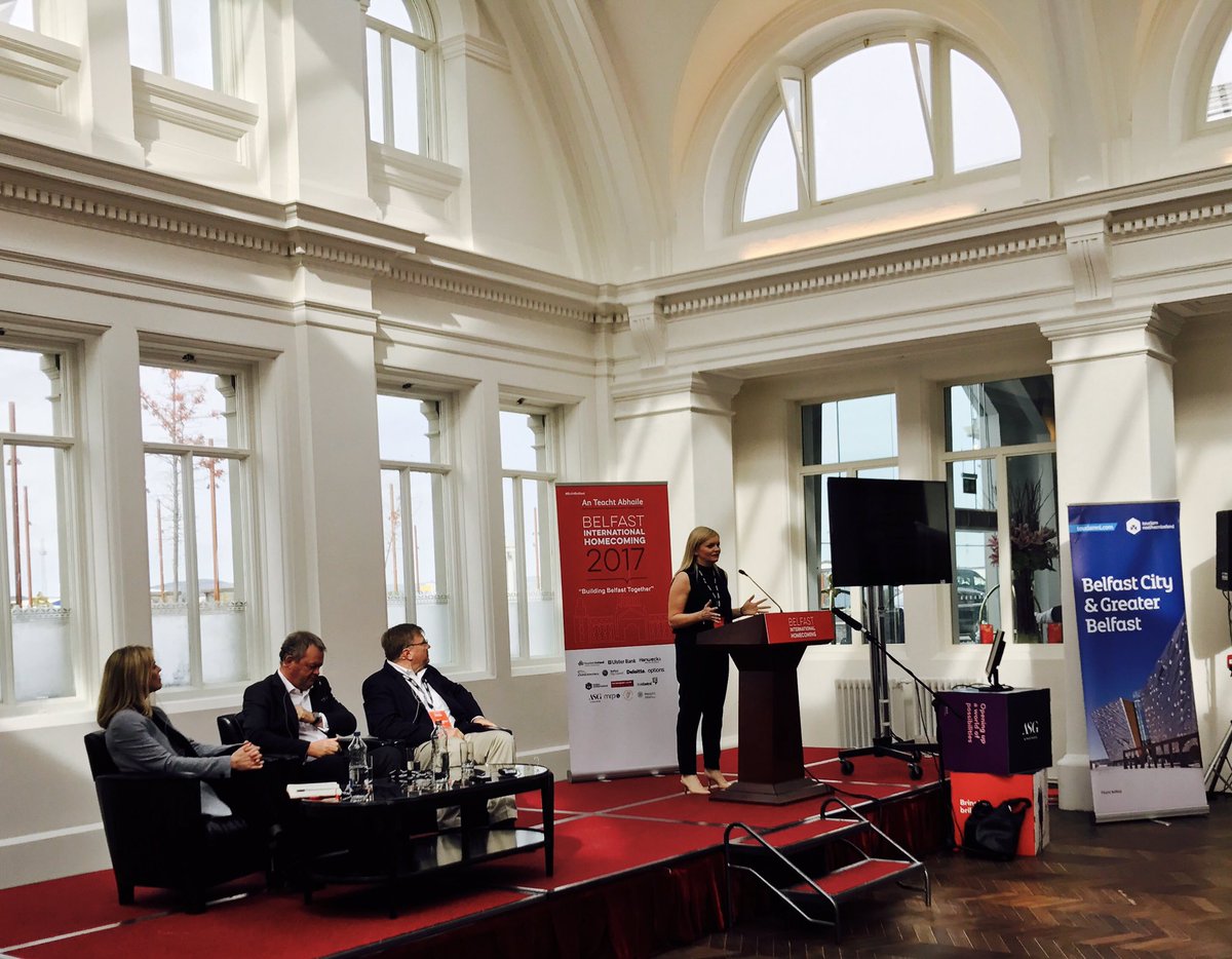 themomentblog's tweet photo. Delivering the winning pitch at @aislingevents Dragons' Den competition is @ESparkGlobal Belfast business @momenthealthapp https://t.co/hmmK1fpdXV