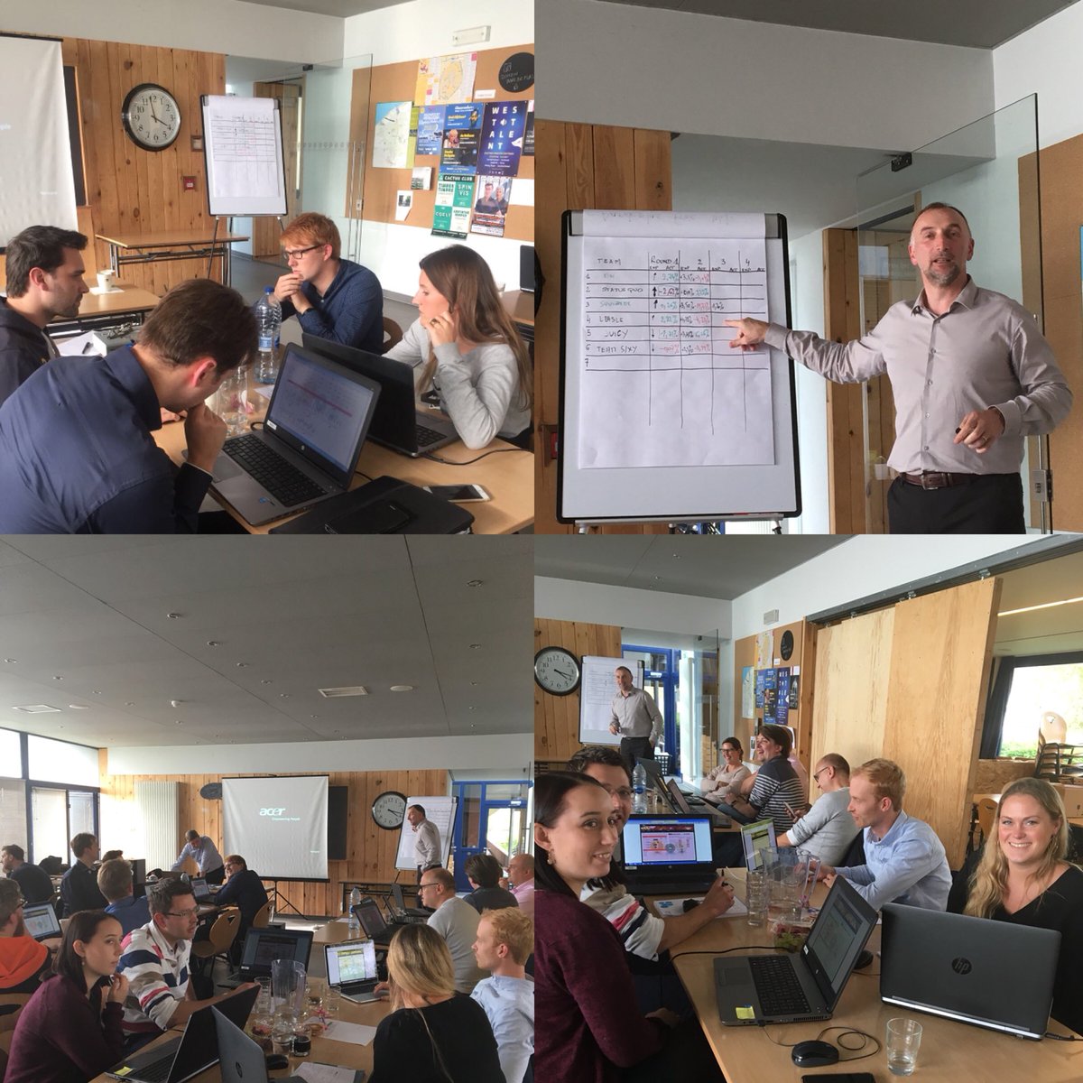 CIMCILAcademy's tweet image. Fully concentrated @MooreStephensBE teams at #thefreshconnection game by @CIMCILKI !