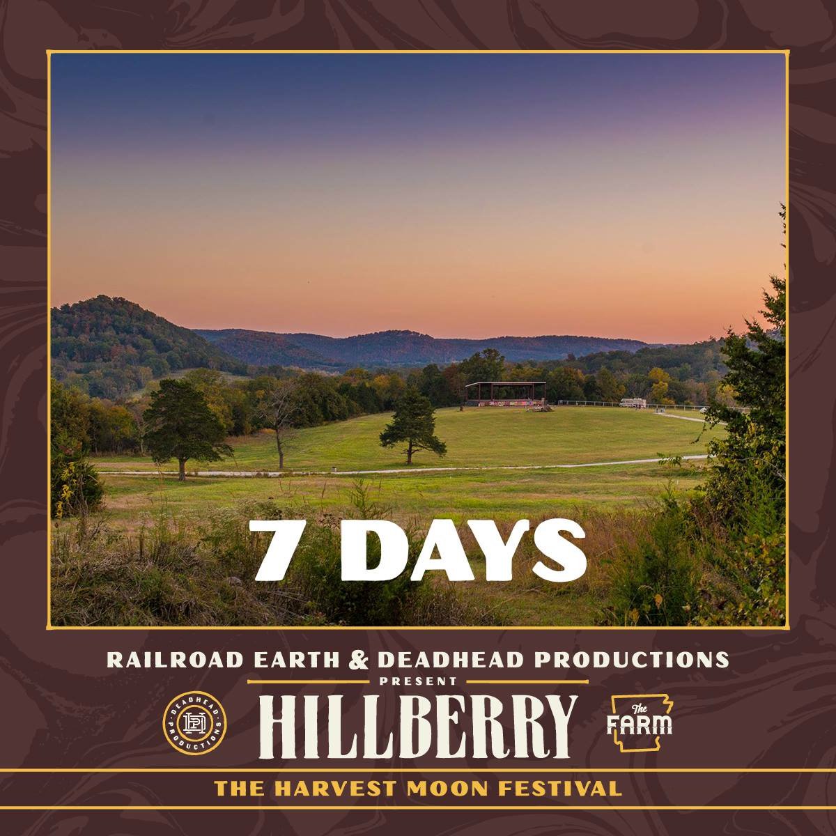 ONE WEEK TO GO! #Hillberry2017 is just 7 days away! Get your tickets, pack your bags, and get ready! Photo Credit: @jamieseed