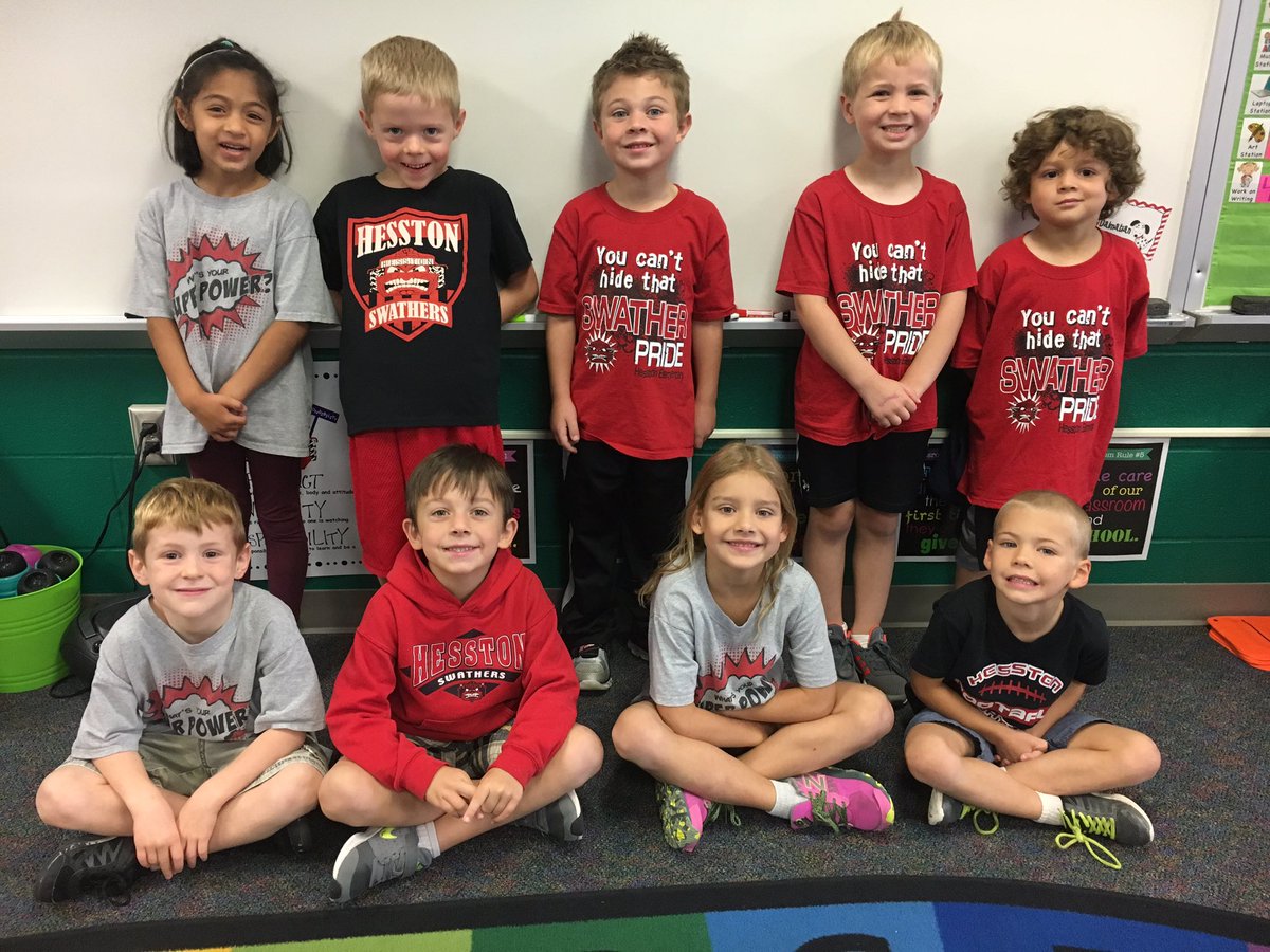 MrsKaufmanKS's tweet photo. Lots of Swather Pride today! #iteachk #swatherpride @HESSwathers https://t.co/MSVzrlqk1C