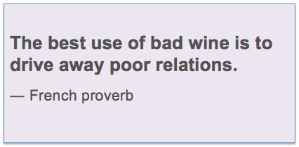 DiscoverNoAm's tweet photo. Wine Quote of the Week - French Proverb https://t.co/9NyU7OpPSv #quote #quoteoftheday #winelover #wine #vagrape https://t.co/otYdBm46R7