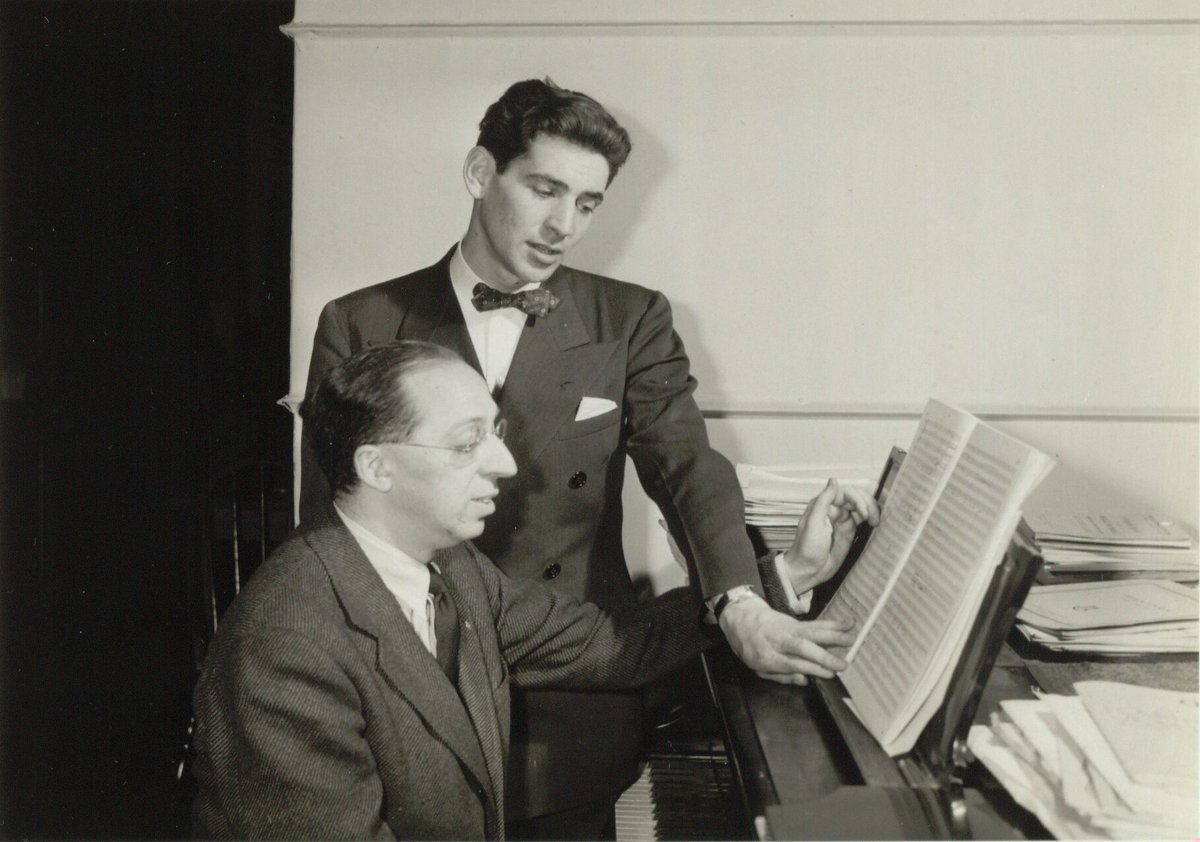 GenXClassical's tweet photo. "What about those 12 bars right there?" Bernstein conducts #Copland's 3rd Symphony w/ @nyphil on #SinceThe19th @WMNR_Radio next https://t.co/umg6hLEawY