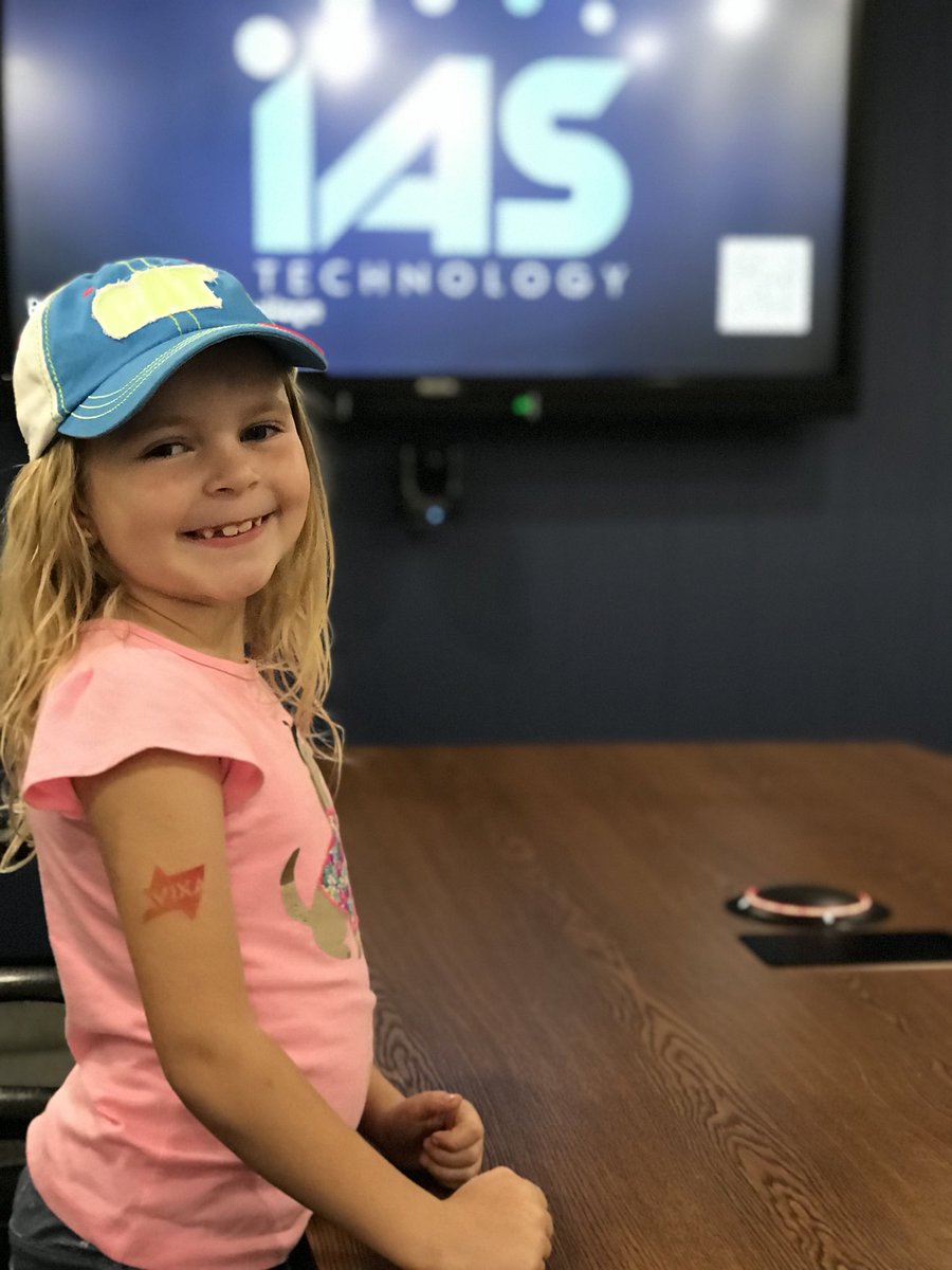 CEO <a href="/jeremy_caldera/">Jeremy Caldera</a> assistant sporting her new tattoo from @AVIXAtweets #AVIXA #AVtweeps