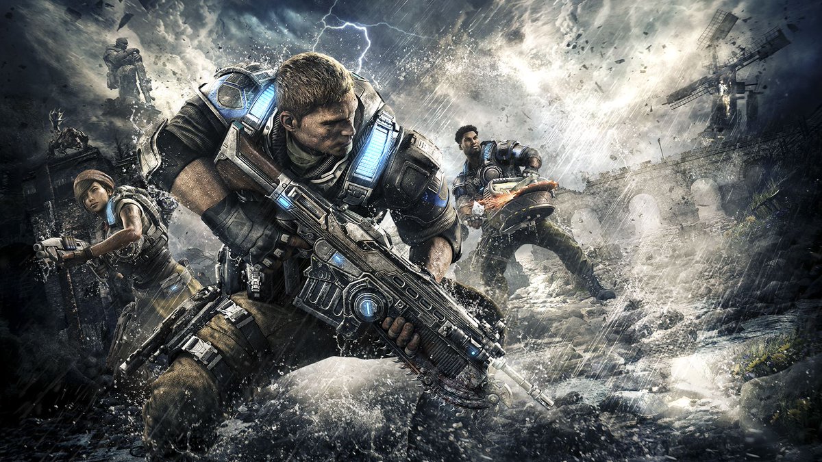 GowFeed's tweet photo. Happy 1st Birthday, #GearsofWar4 🍻 https://t.co/tk4SOlZZnZ
