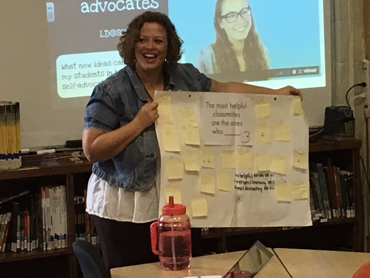 sunstingray's tweet photo. Sharing strategies that support self advocacy in learning in the classroom @HaltonDSB professional development https://t.co/IDKw18ZA5X