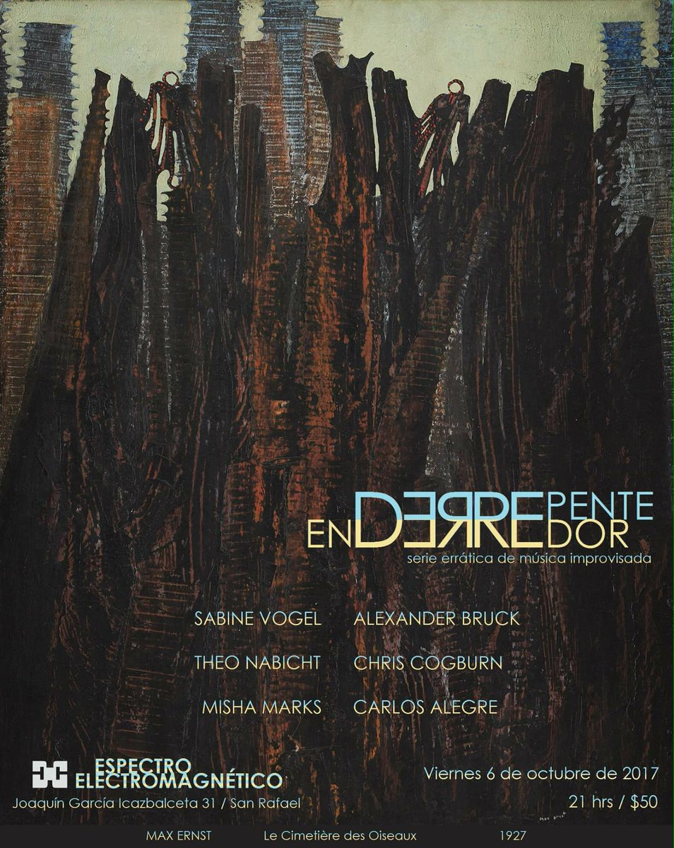 ¡Hoy!
Derrepente Enderredor VI
