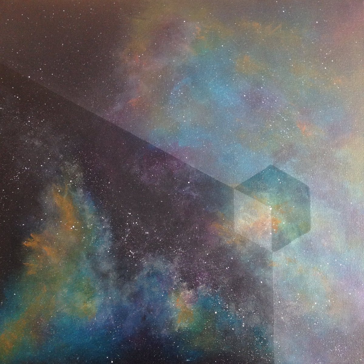 lozatkinson_art's tweet photo. On stand 82 @theotherartfair come see this work that is hurtling through space on #NASA @OSIRISREx mission #outofthisworld #wetheexplorers https://t.co/nsGGBF7aSi