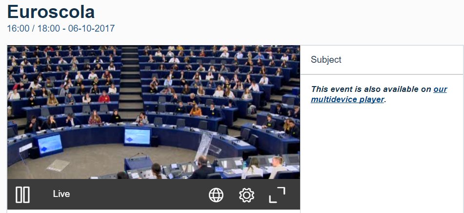 ViaroSchool's tweet photo. L'equip @ZenitEuroscola participa EN DIRECTE a la sessió d'Euroscola al @Europarl_CAT amb joves de tota Europa: https://t.co/Q3wTPueDbh https://t.co/x9okNjIEJA