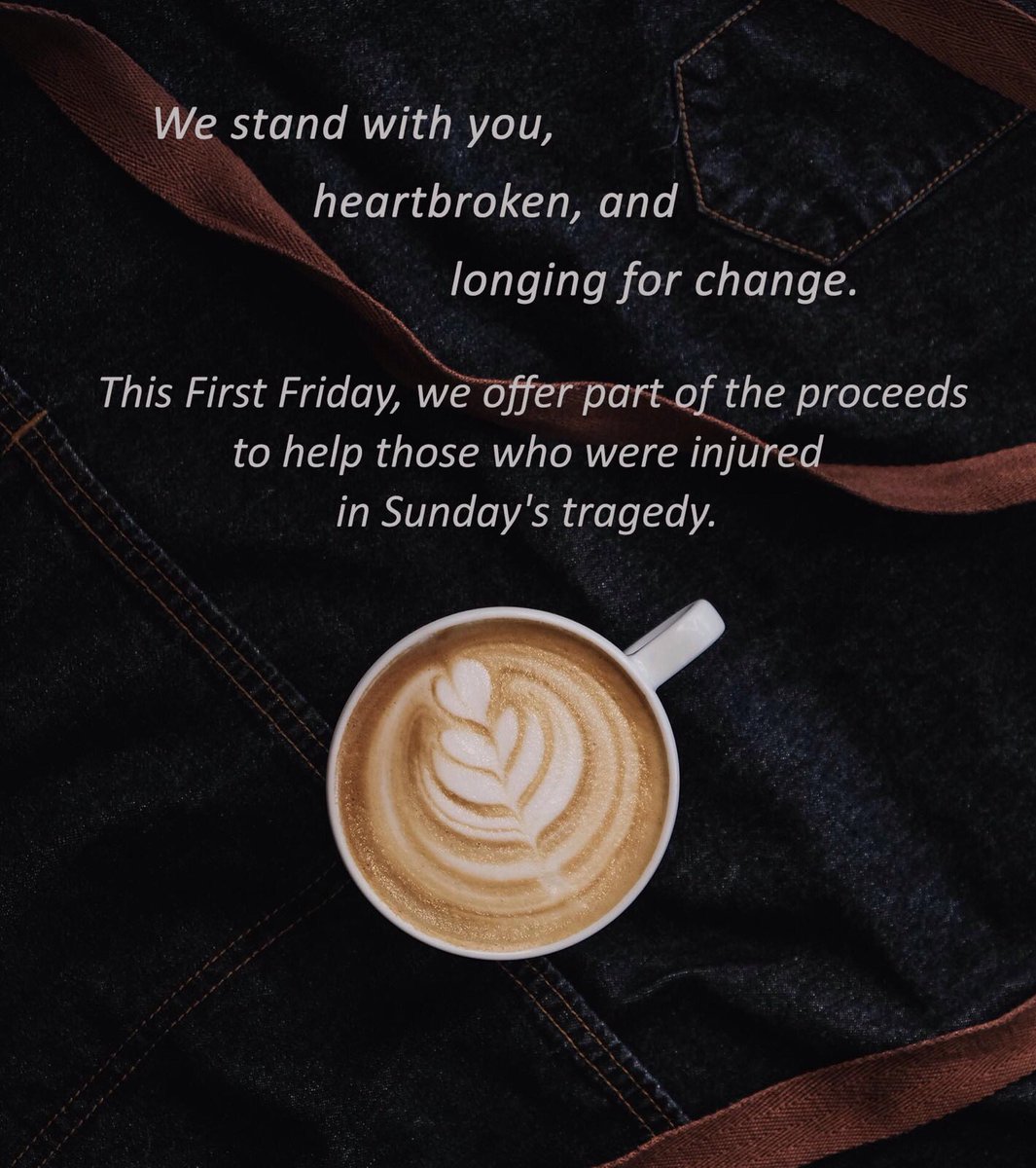 TonyanCoffee's tweet photo. We will be offering part of our event’s proceeds to help the victims in Las Vegas. 
Join us today to help those affected by this tragedy. https://t.co/WoxWyIvkGv