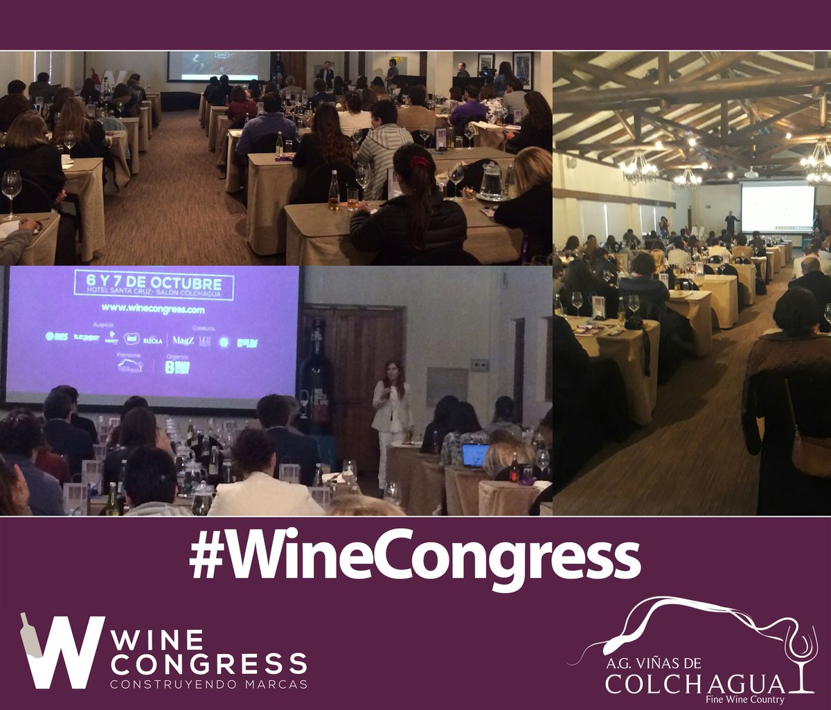 Excelente primer día de #WineCongress en #Colchagua!!! 🍷❤ #Vinascolchagua <a href="/WineCongress/">Wine Congress Chile</a>