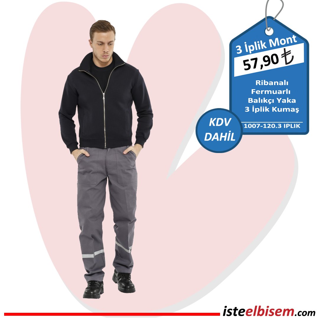 istelbisem's tweet photo. Çalışırken giyebileceğiniz rahatlıkta bir mont istiyorsanız, 3 iplik montumuzu deneyin. #mont #işelbisesi  🛒 https://t.co/aUU6JytBEO https://t.co/5M6aawDPqn