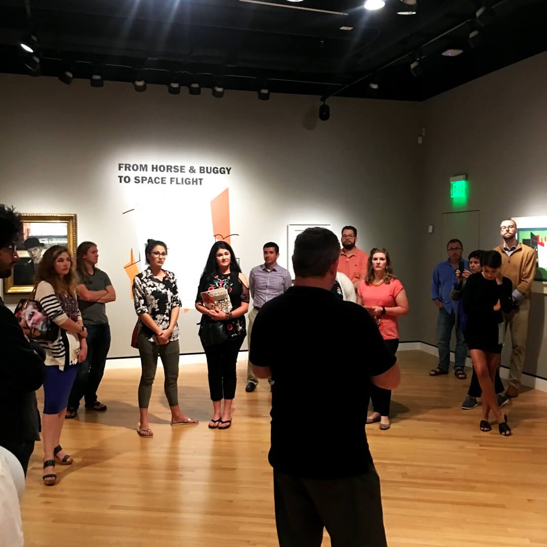 AIGANWArkansas's tweet photo. Thank you @crystalbridges and Laura Hicklin for guiding us through Stuart Davis: In Full Swing! #cbstuartdavis https://t.co/j100EXNITI https://t.co/pbHAXRLUfA