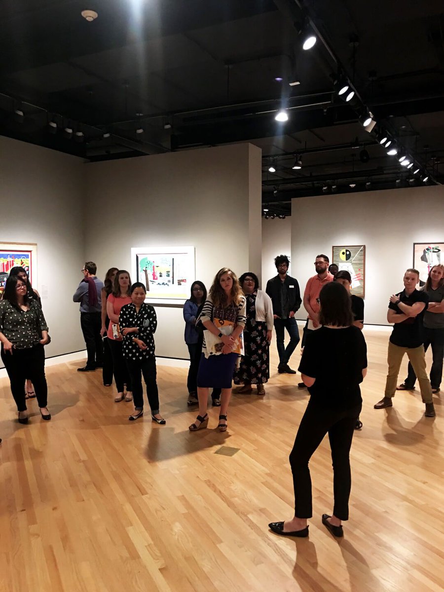 AIGANWArkansas's tweet photo. Thank you @crystalbridges and Laura Hicklin for guiding us through Stuart Davis: In Full Swing! #cbstuartdavis https://t.co/j100EXNITI https://t.co/pbHAXRLUfA
