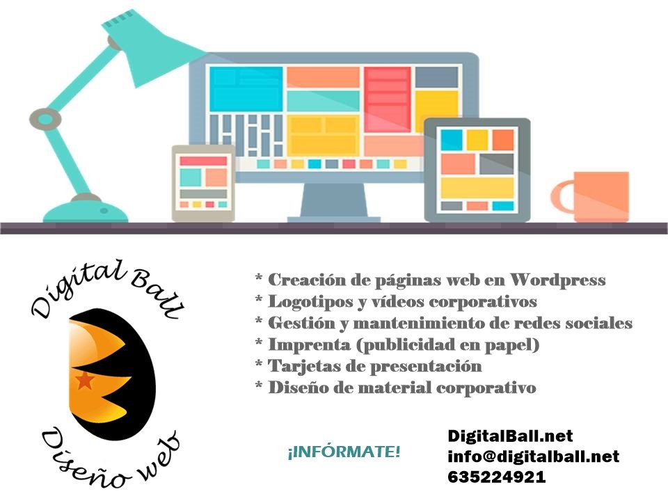 digital_ball's tweet photo. Creación de páginas web en WordPress. Infórmate de nuestros servicios #digitalball #paginasweb #diseñoweb https://t.co/pEbeFlopSj