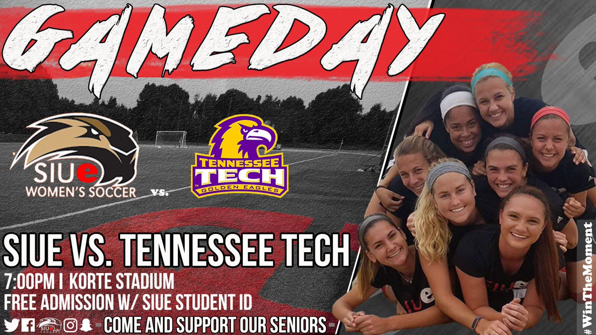 SIUECougars's tweet photo. Senior Night has come to Korte Stadium tonight at 7pm as @SIUEWSoccer take on the Tennessee Tech Golden Eagles 🎓🐾⚽️ #SeniorNight #SIUENation https://t.co/tEWd75m6by