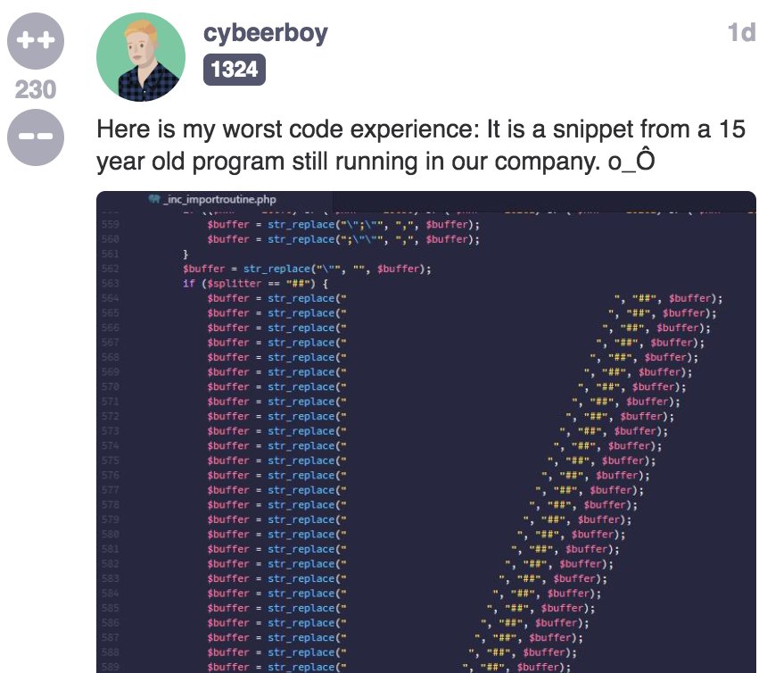 devRantApp's tweet image. #dailyfeaturedrant #weeklyrant

devrant.io/rants/891289