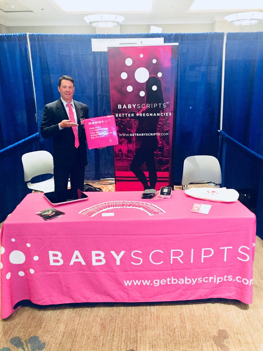Babyscripts's tweet photo. Anyone at the ACOG District Meeting in Charlotte today? Stop by our booth and say hello! #ACOG #VirtualCare #Babyscripts https://t.co/7bu0ScsjfX