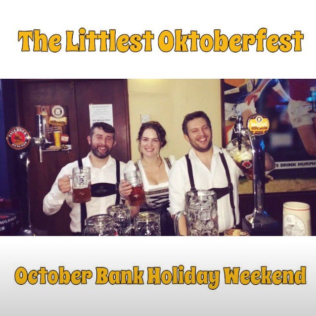 maureenspub's tweet photo. It’s back #octoberbankholidayweekend https://t.co/2r1gOs4v6x