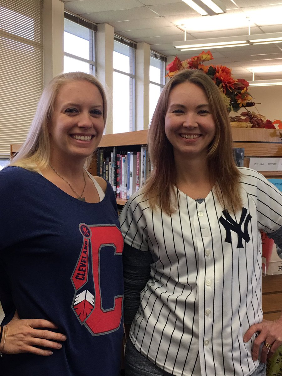 hjyatch's tweet photo. We can continue our friendship after Cleveland wins this series. #rolltribe #rallytogether #cle #windians @NazHSLibrary https://t.co/qBarpRwXaN