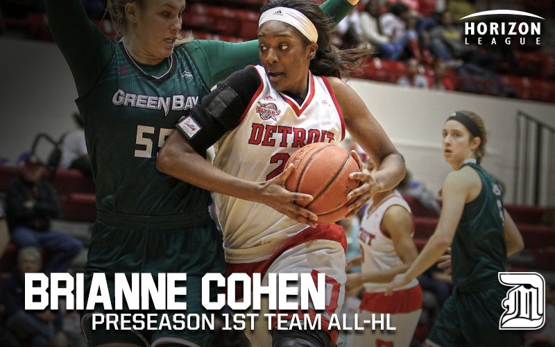 Detroit_WBB's tweet photo. Titans Picked to Finish 5⃣th in #HLWBB Preseason Poll, Cohen Earns Preseason Honor 🏀
RELEASE -- https://t.co/5aOiXakn0G https://t.co/sLRTURJObD