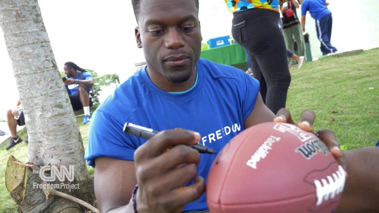 NFL stars stand up for sex trafficking survivors in the Dominican Republic: cnn.it/2fT5uyI