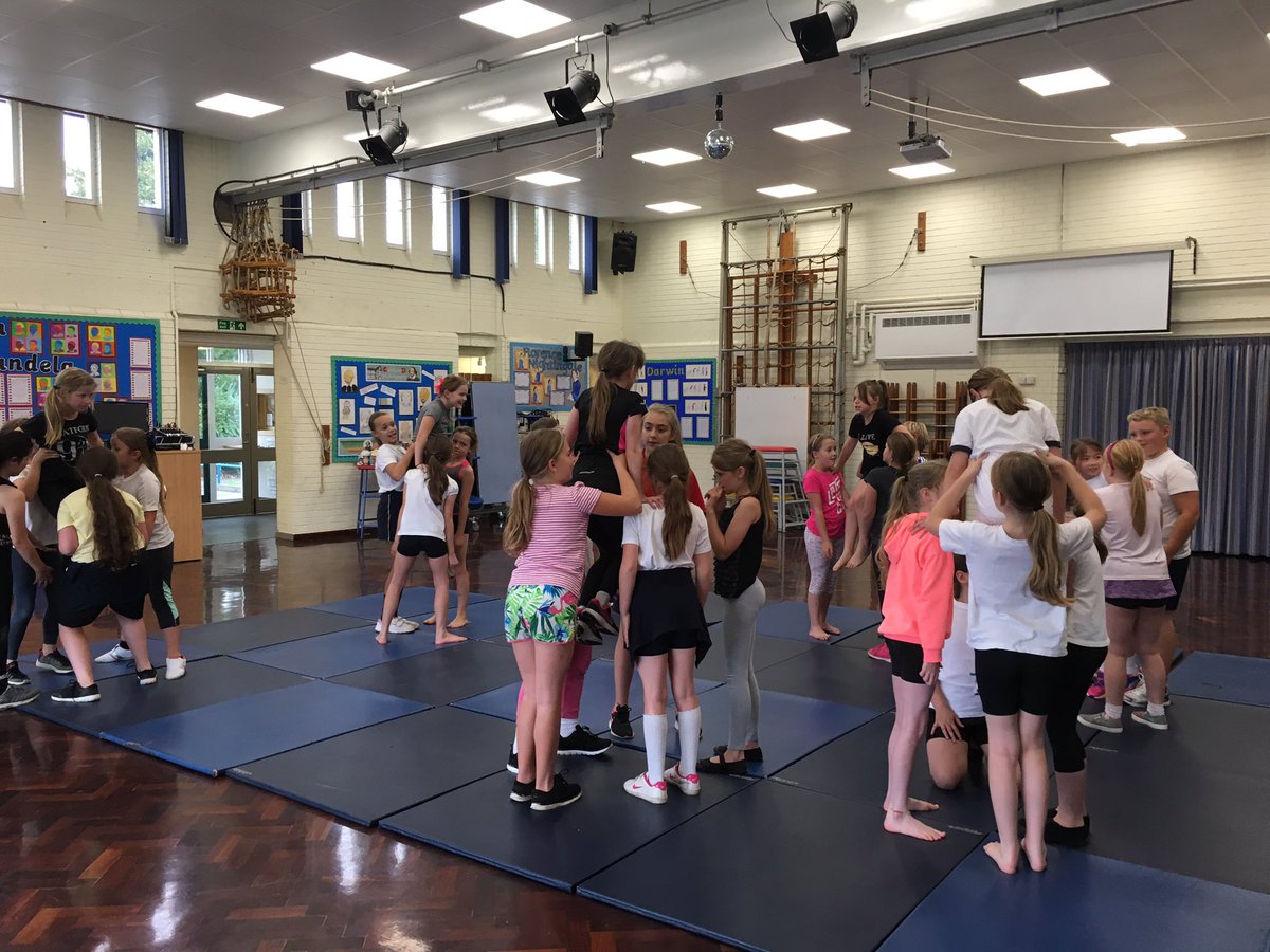 brockwelljunior's tweet photo. We are learning to 'smoosh' in American Cheerleading - the first steps (or lift) to a flying stunt!! @Crystal_Cheer https://t.co/9O0hsBBXTX