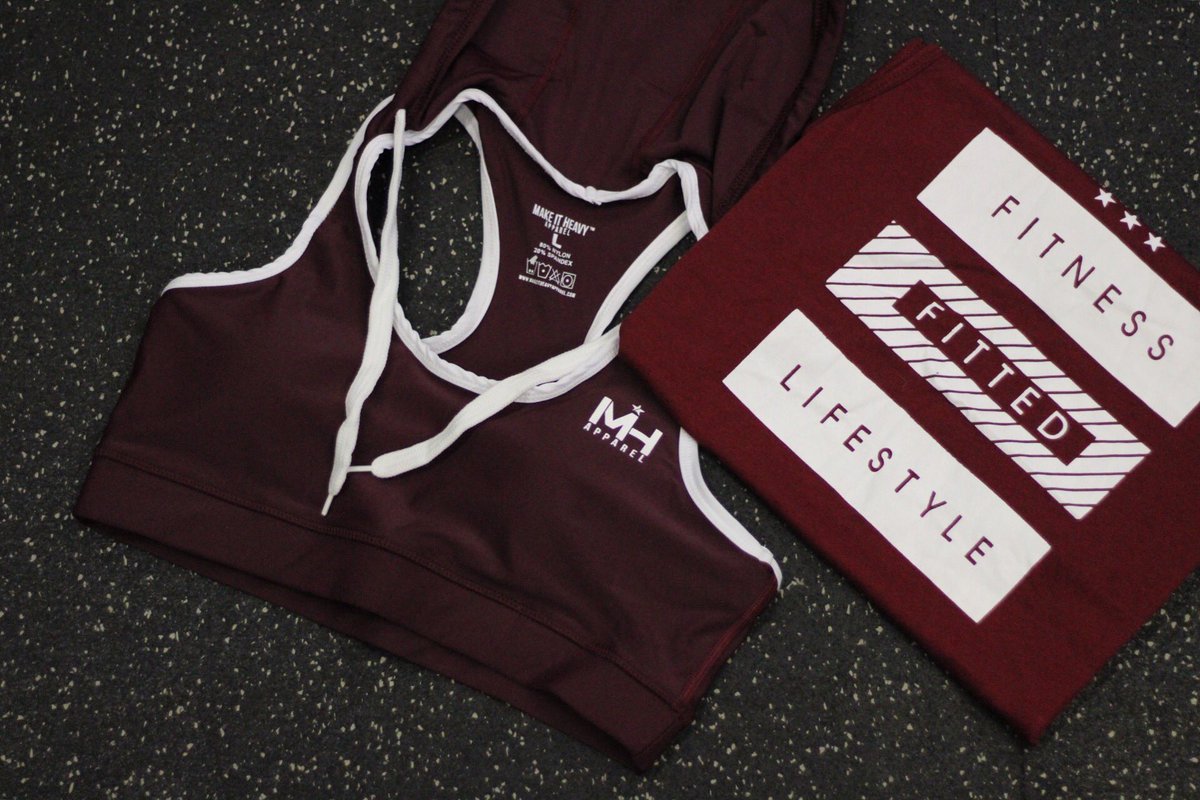 makeitheavy_a's tweet photo. New hooded sports bra and muscle tanks. Now available online. https://t.co/afNXBKxILY