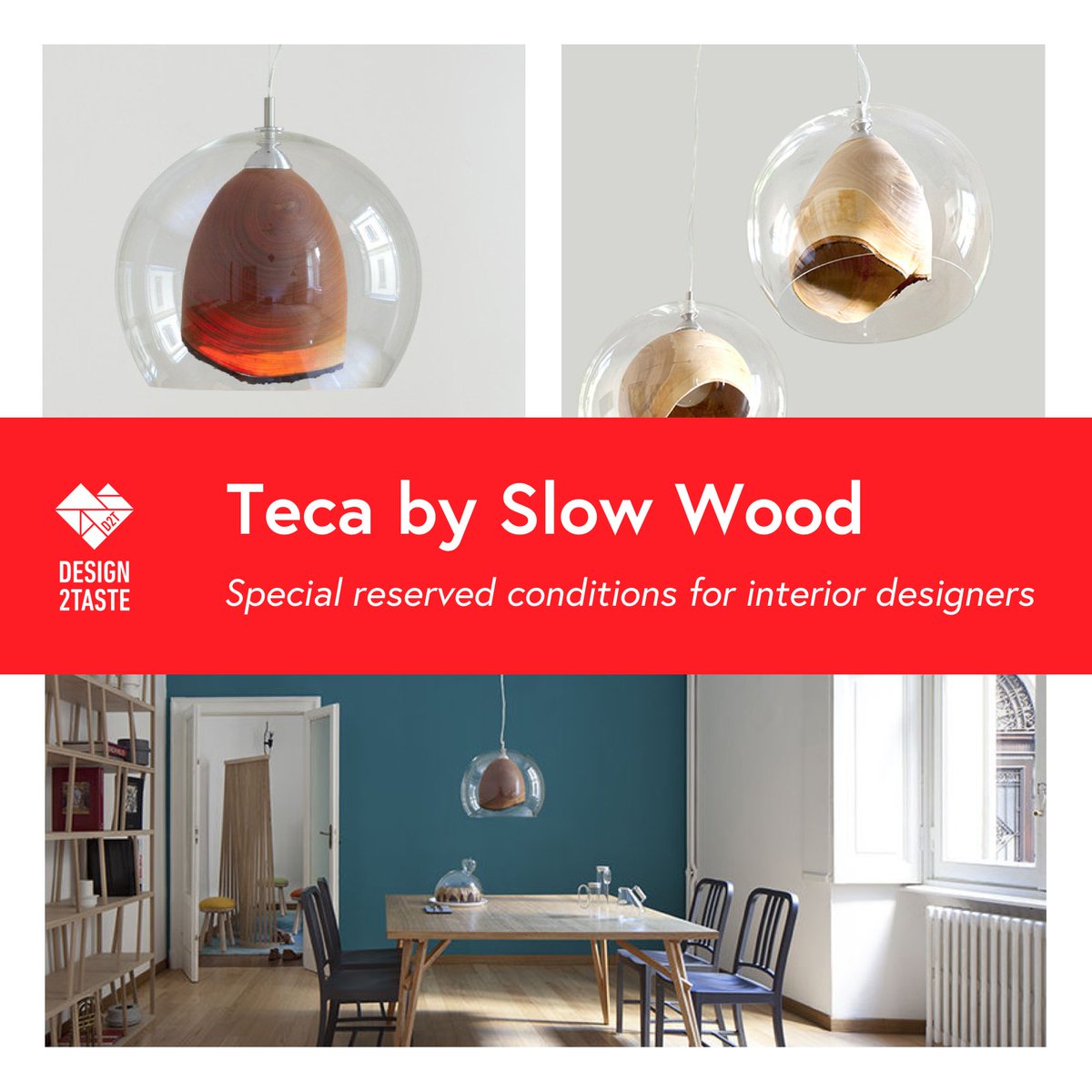 Design2Taste's tweet image. To produce Teca #lamp, the craftsman uses local trees after their natural fall. Fascinating, isn't it?❤️ #lighting &amp;gt; bit.ly/d2t-teca-sloww…