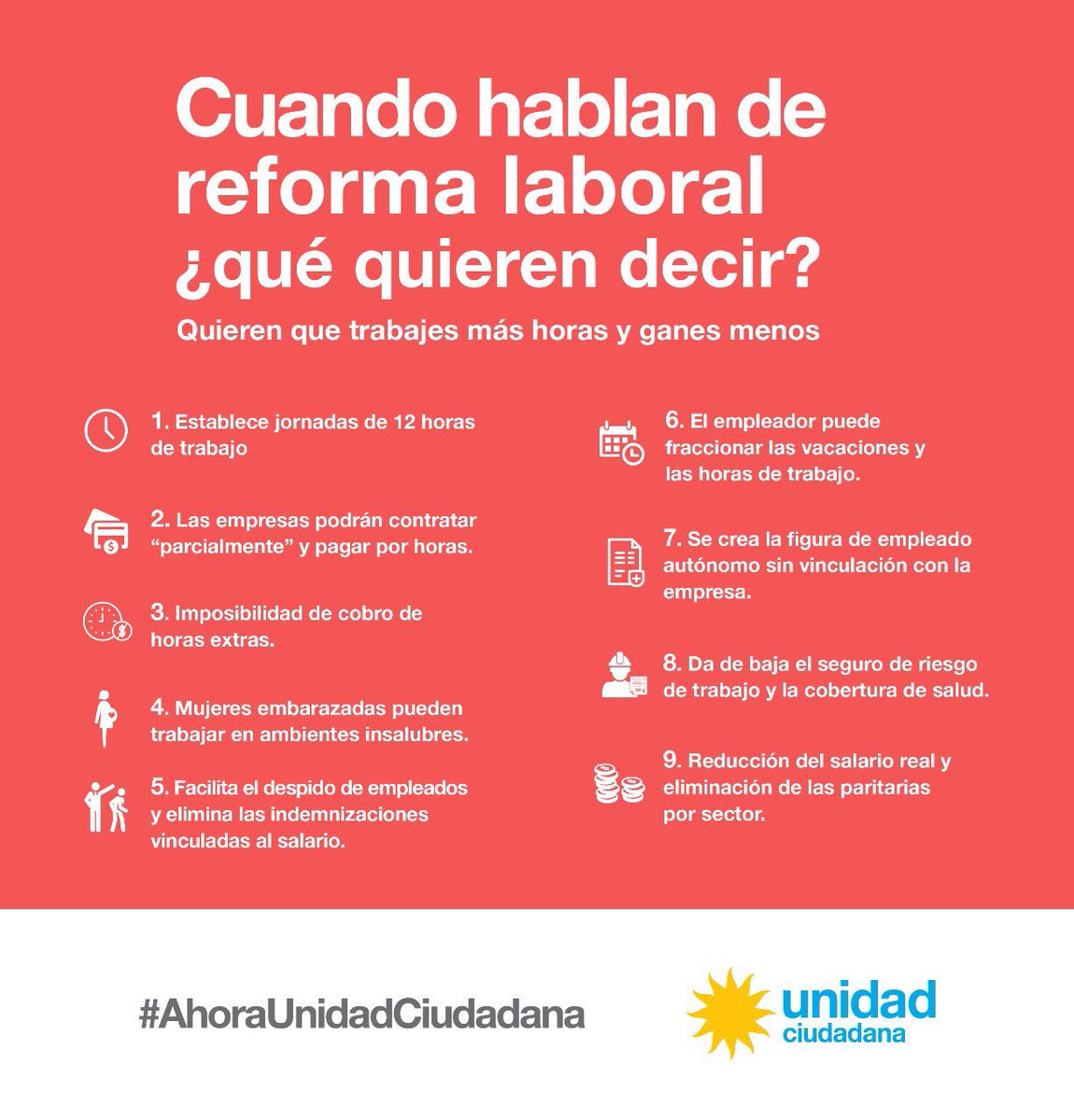 argconcristina's tweet photo. Cuando el gobierno habla de reforma laboral quiere decir ajuste y flexibilización. Quieren que trabajes más y ganes menos. #FrenarElAjuste https://t.co/KCF8U35CR1