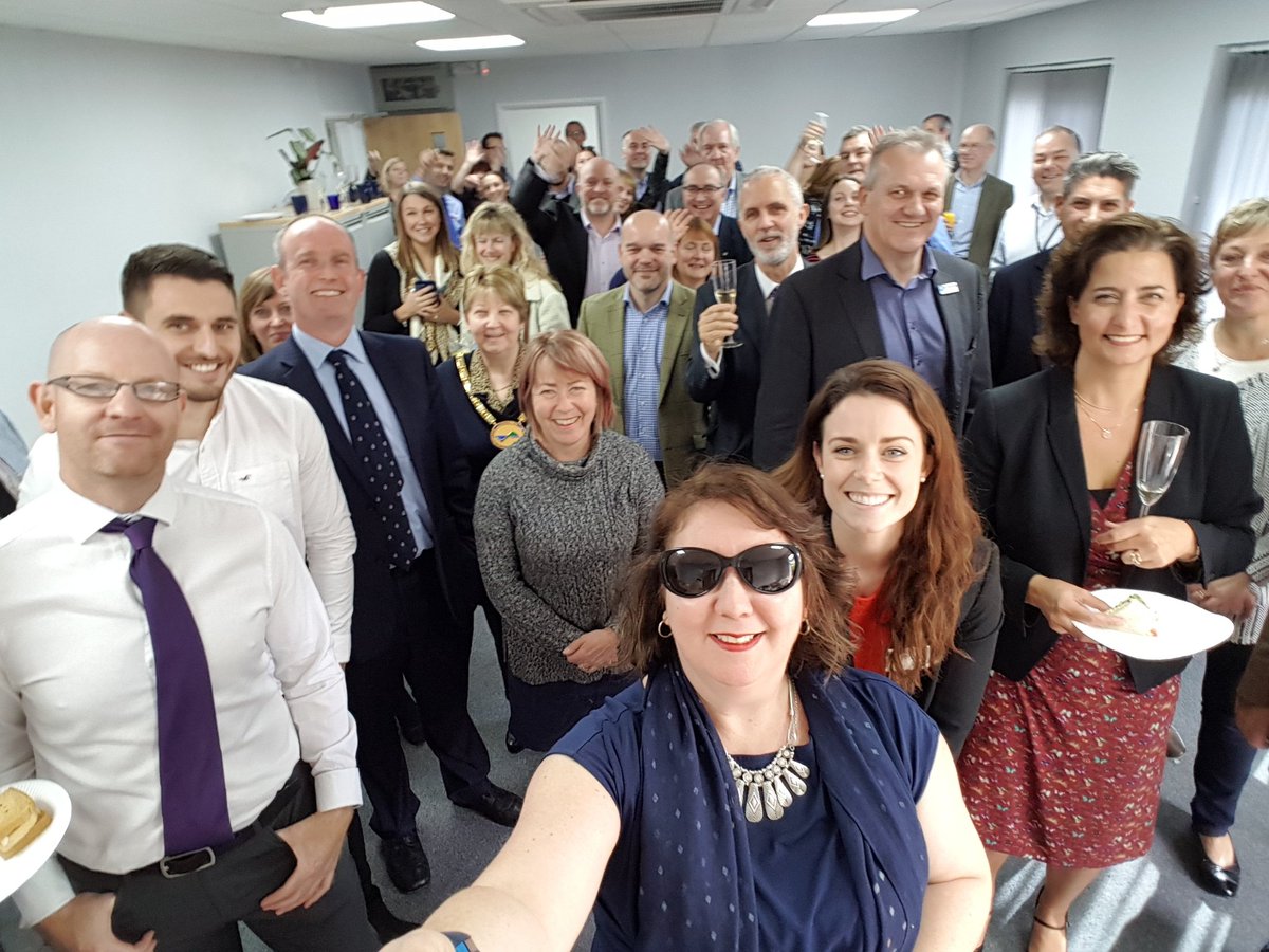 Awesome afternoon celebrating opening of <a href="/openspace_worcs/">Open Space Business</a> new #OfficeSpace Congrats Sarah &amp; Zoe