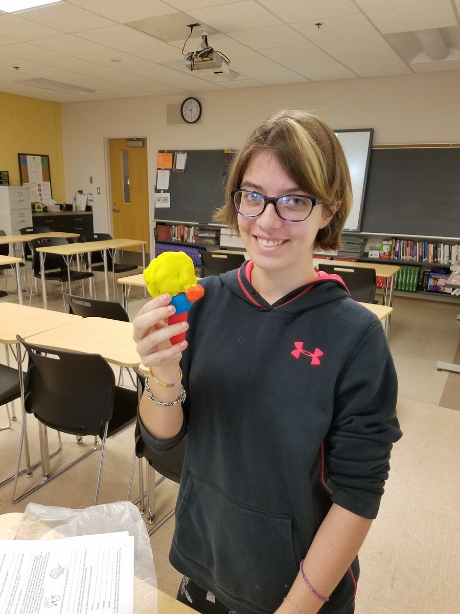 Parson1020's tweet photo. @JMHSMonarchs Playdoh Brains in AP Psych #neuro #appsych https://t.co/BpHvWy1G6I