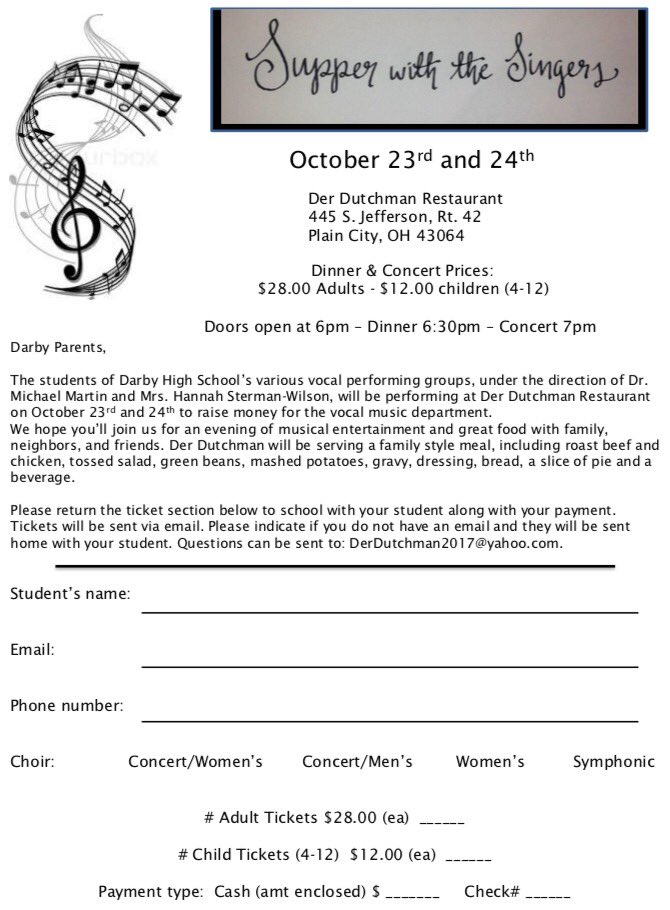 HDConcertChoir's tweet photo. Here's the information for the Der Dutchman concert!! October 23/ 24!!! https://t.co/NQXXIi5grA