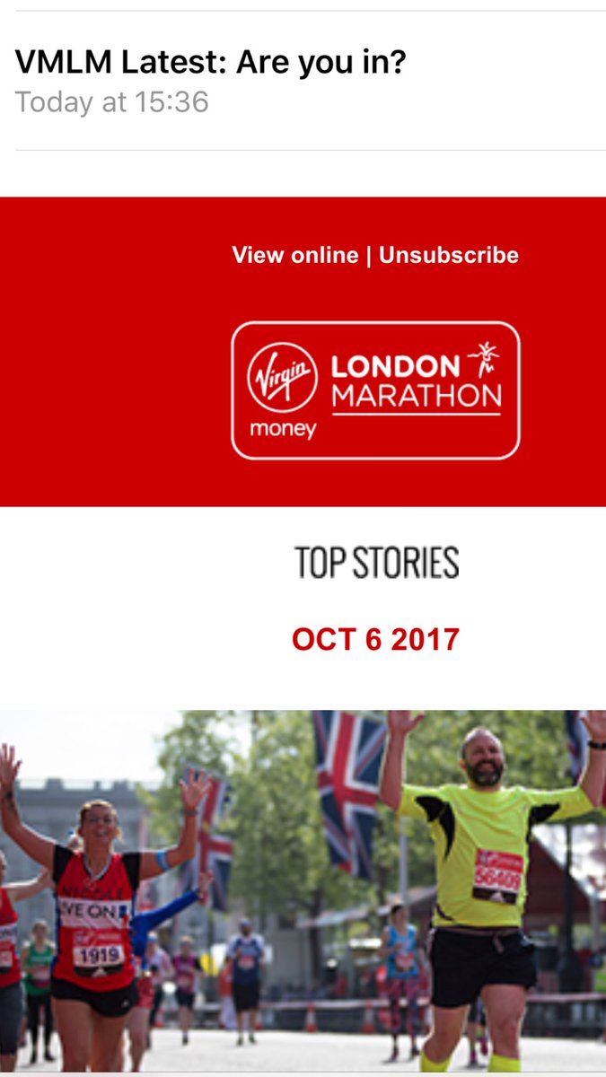 Ally_Sutherland's tweet image. Hahaha I'm sure you guys @LondonMarathon know I'm not in but thanks for reminding me with this lovely email... #rejectedagain