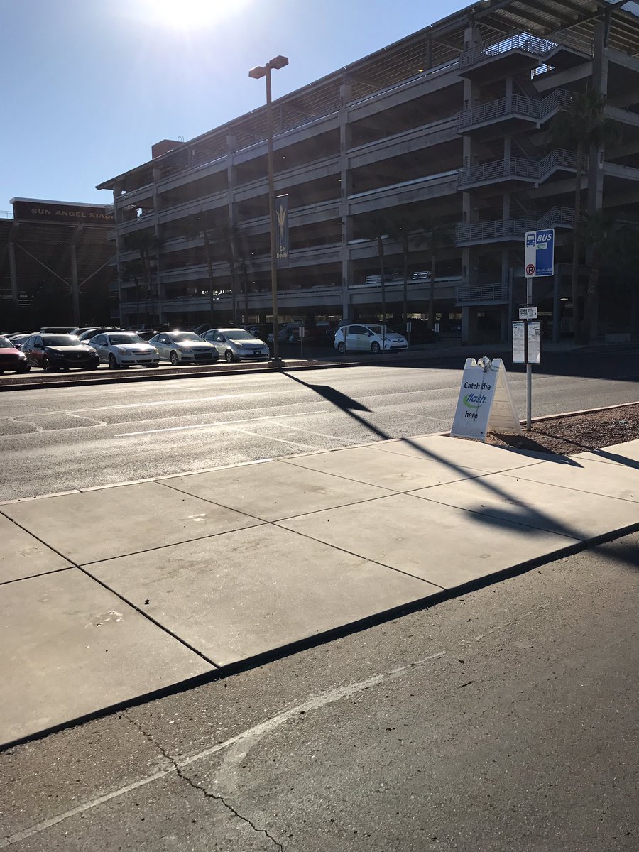 k80sutton's tweet photo. @ASUtransit Any plans to get our shade back soon? https://t.co/8FiImAvLa4