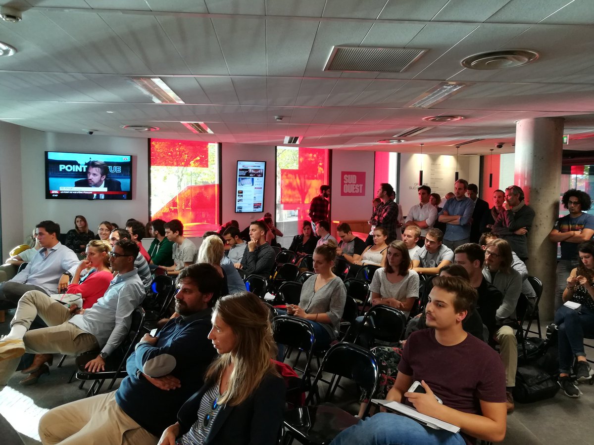 xavierhollandts's tweet photo. Dernier#pitch du #hackanews @sudouest   Qui va gagner ??? https://t.co/GJ4QWGiwZ3