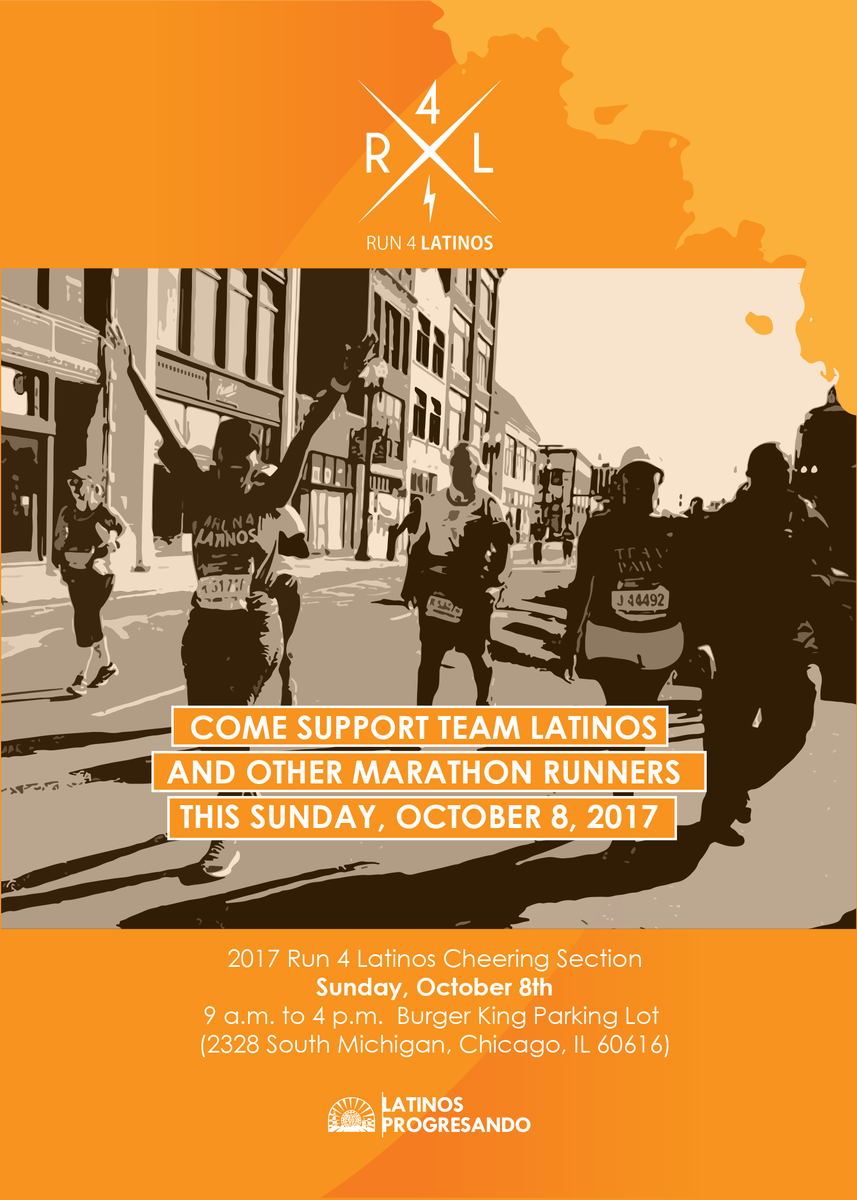 latinospro's tweet photo. Join us this Sunday as we cheer on #TeamLatinos and other marathon runners at the 25th mile marker! #Run4Latinos https://t.co/hCdzyjnp13