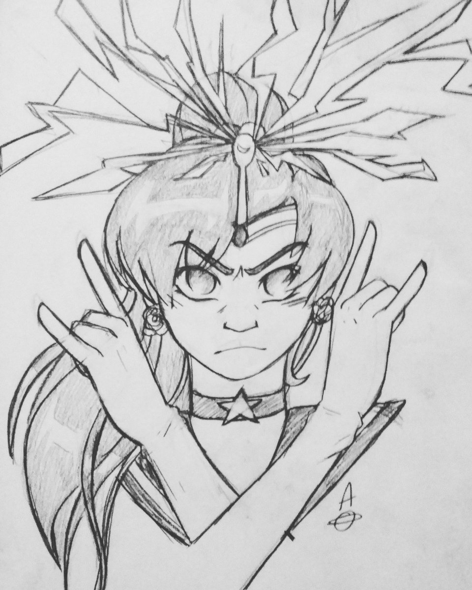 Andromie's tweet photo. I always loved Sailor Jupiter as a kid for her tough and girly love 🙃❤  #sailormoon #sailorjupiter #art #sketchbook #oldart https://t.co/cZGJf2m0RC