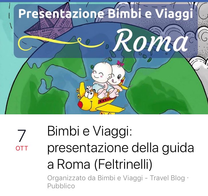 Io domani alle 17 ovviamente sarò alla presentazione del libro di <a href="/bimbieviaggi/">Milena Marchioni</a> a Largo Argentina a Roma! Pronta Milly? Chi viene?