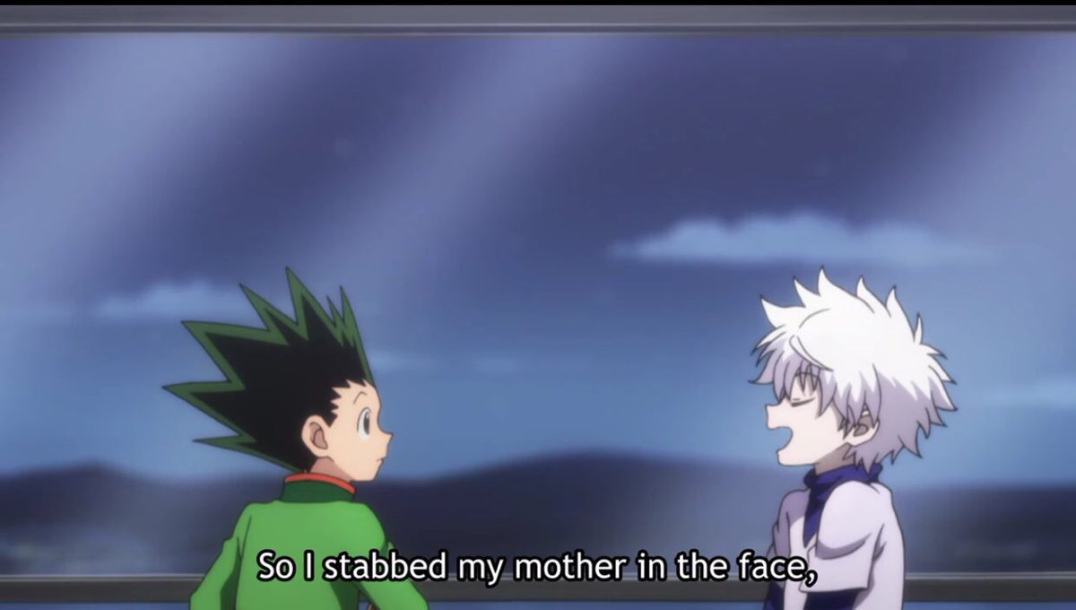 Hunterxanimefan's tweet photo. Thread of Killua being a savage 😈

#HunterxHunter #anime #Killua https://t.co/7KZZoqLZOA