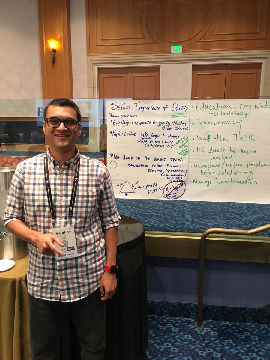 jefferyepayne's tweet photo. Selling Importance of Quality #STARWEST #TQLS https://t.co/lJvREP115t