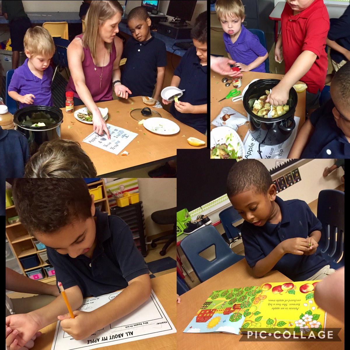 helman127's tweet photo. Building oral &amp; written language skills through cooking. #teamwork @myexceptionalpk @hiddenoaksES https://t.co/57wBuqp8o3