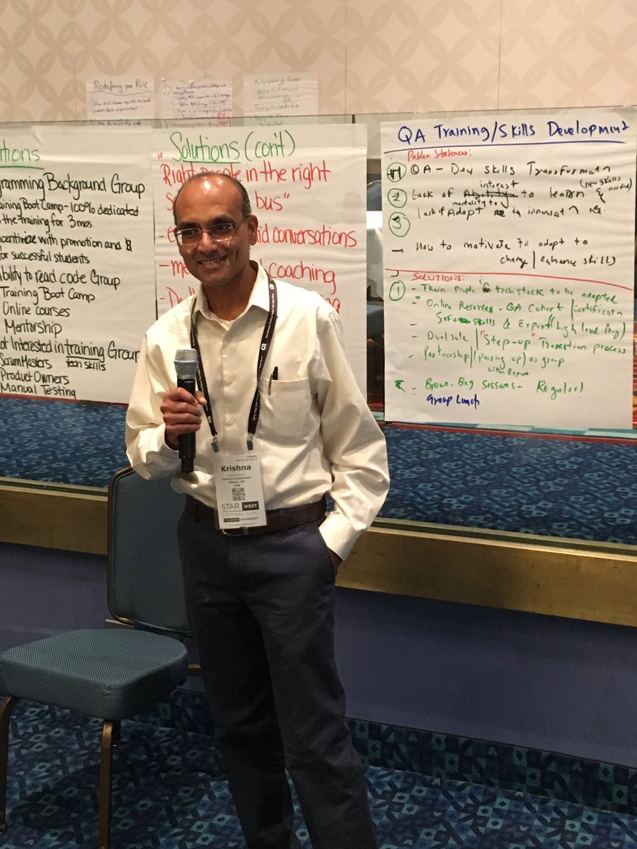 jefferyepayne's tweet photo. QA Training / Skills Dev team #STARWEST #TQLS https://t.co/ifvRhmdO2l