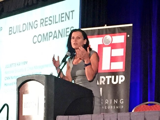 WomenInno's tweet photo. From #TiEStartupCON @juliettekayyem is our closing #keynote https://t.co/51OLPOHtyt