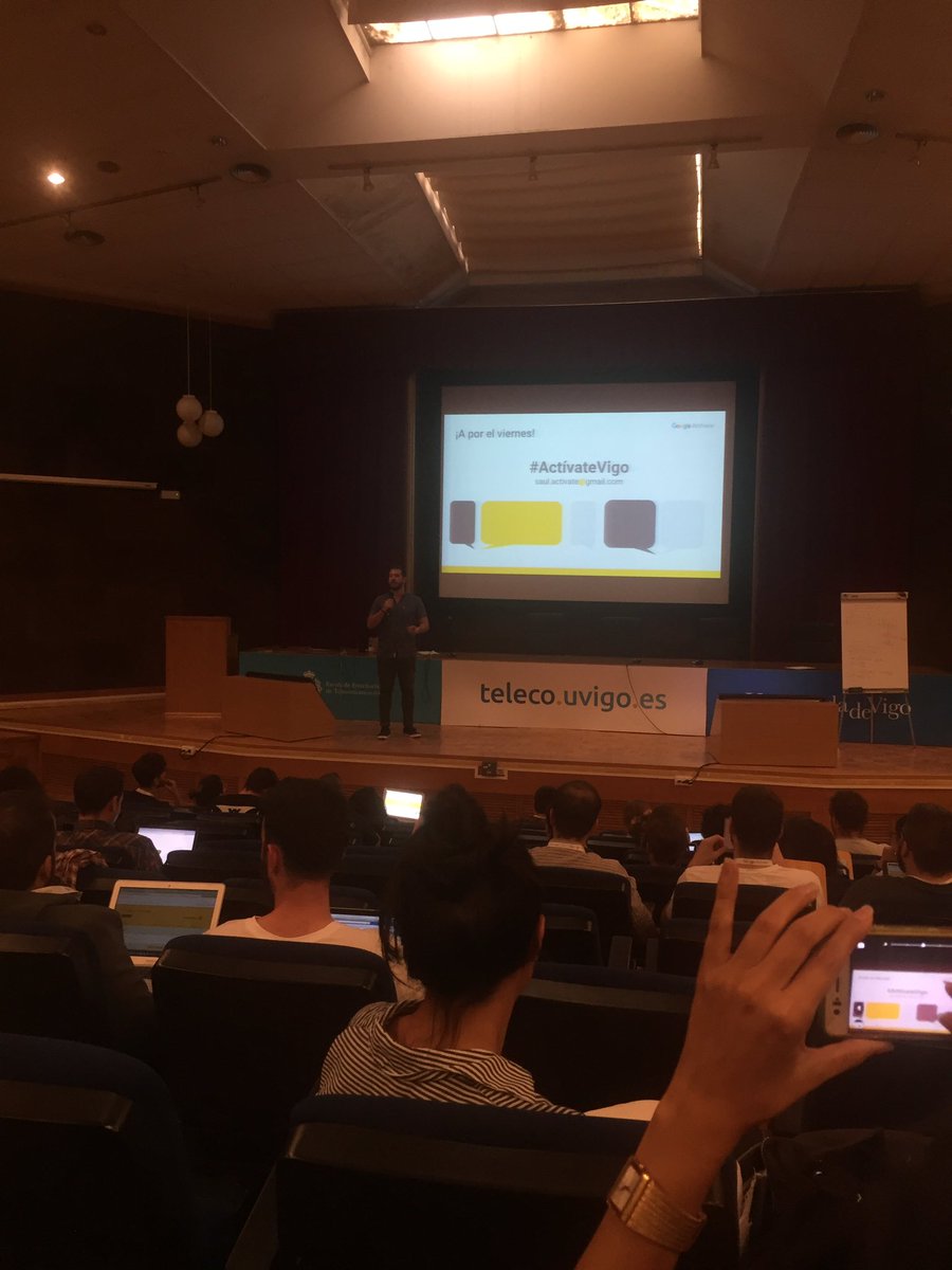 alcervelo's tweet photo. Muchas gracias a @doblevic ,Javier Cruz y por supuesto Saúl!!!🔝🔥@GoogleActivate por una semana espectacular #ActivateVigo https://t.co/OSk216T6iN